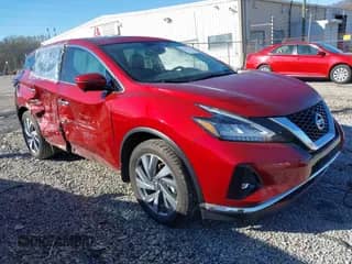 2021 Nissan Murano SL z VIN 5N1AZ2CJ4MC103044, wystawiony jako IAAI lot #41811346 z przebiegiem 81 099 mil mil oraz . Historia ofert i sprzedaży dostępna na DreamBid. Obrazek 1.