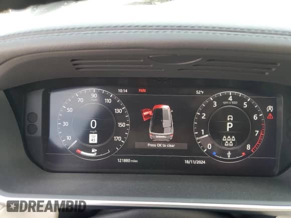 2020 Land Rover Range Rover Sport HSE Dynamic with VIN SALWR2SE9LA728704, listed as a Copart auction lot 81042104 with 121,880 mi miles and Salvage title. Bid and sale history available at DreamBid. Image 9.