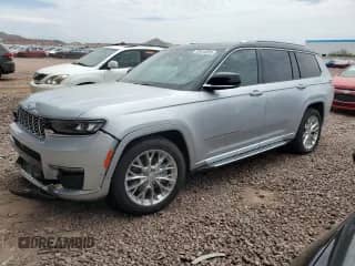 2021 Jeep Grand Cherokee Summit Reserve z VIN 1C4RJKET0M8152869, wystawiony jako Copart lot #70914935 z przebiegiem 21 302 mil mil oraz Szkoda całkowita • Salvage title. Historia ofert i sprzedaży dostępna na DreamBid. Obrazek 1.