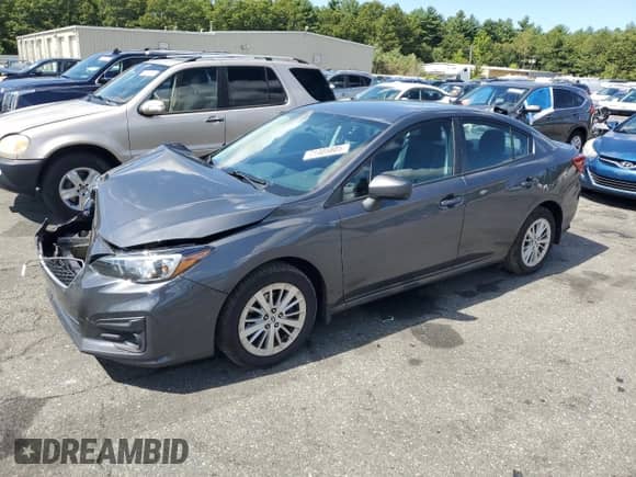 2018 Subaru Impreza Premium z VIN 4S3GKAB66J3619458, wystawiony jako Copart lot #71405805 z przebiegiem 107 191 mil mil oraz Szkoda całkowita • Salvage title. Historia ofert i sprzedaży dostępna na DreamBid. Obrazek 1.