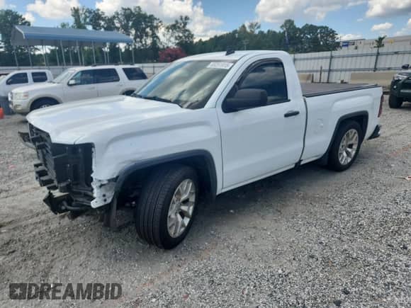2017 GMC Sierra 1500 with VIN 1GTN1LEH5HZ400548, listed as a Copart auction lot 65251915 with 76,417 mi miles and Salvage title. Bid and sale history available at DreamBid. Image 1.