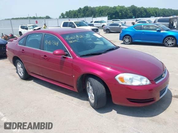 2009 Chevrolet Impala LT with VIN 2G1WT57N891301836, listed as a IAAI auction lot 42463368 with 210,244 mi miles and . Bid and sale history available at DreamBid. Image 1.