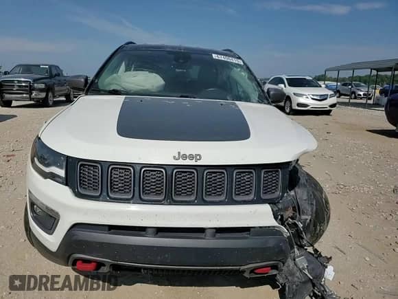 2018 Jeep Compass Trailhawk with VIN 3C4NJDDB6JT184998, listed as a Copart auction lot 67400415 with Not provided miles and Salvage title. Bid and sale history available at DreamBid. Image 14.