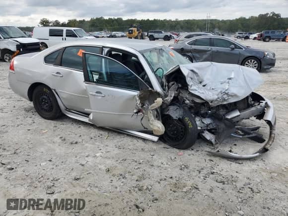 2011 Chevrolet Impala LS Fleet with VIN 2G1WF5EK5B1251371, listed as a Copart auction lot 82296485 with Not provided miles and Salvage title. Bid and sale history available at DreamBid. Image 4.