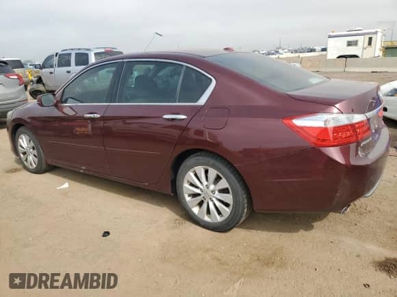 2014 Honda Accord EX-L with VIN 1HGCR3F80EA034718, listed as a Copart auction lot 69435015 with 79,622 mi miles and Clean title. Bid and sale history available at DreamBid. Image 2.
