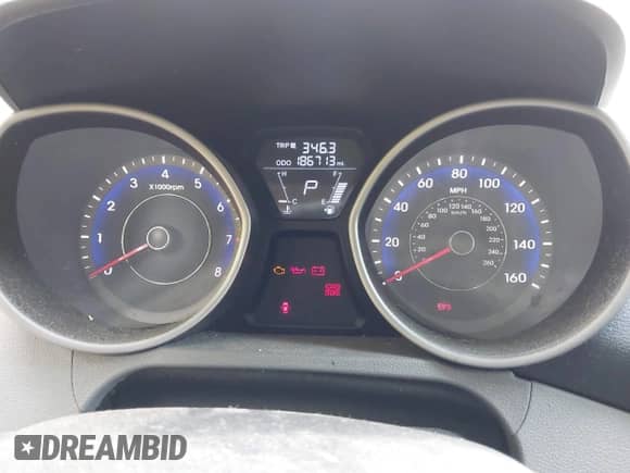 2012 Hyundai Elantra GLS z VIN KMHDH4AE2CU274191, wystawiony jako IAAI lot #42680474 z przebiegiem 186 713 mil mil oraz . Historia ofert i sprzedaży dostępna na DreamBid. Obrazek 7.