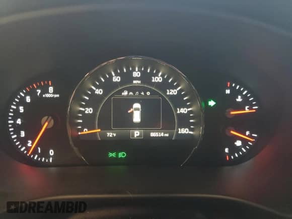 2018 Kia Sorento EX with VIN 5XYPHDA53JG355510, listed as a Copart auction lot 68729485 with 86,514 mi miles and Salvage title. Bid and sale history available at DreamBid. Image 9.