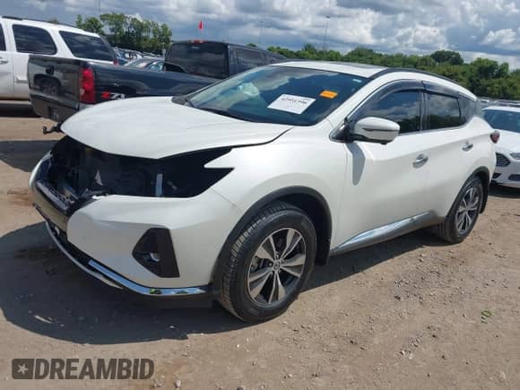 2020 Nissan Murano SV with VIN 5N1AZ2BJXLN151152, listed as a IAAI auction lot 42951396 with 95,040 mi miles and . Bid and sale history available at DreamBid. Image 2.