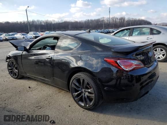 2014 Hyundai Genesis Coupe Ultimate with VIN KMHHU6KJXEU114955, listed as a Copart auction lot 47775015 with Not provided miles and Salvage title. Bid and sale history available at DreamBid. Image 2.