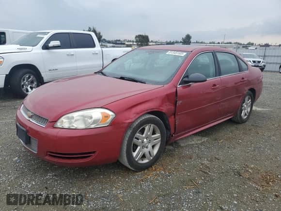 2015 Chevrolet Impala LT с VIN 2G1WB5E37F1128391, выставлен на аукционе Copart как лот 81345165 с пробегом 126 618 миль миль и Списание • Salvage title. История ставок и продаж доступна на DreamBid. Изображение 1.