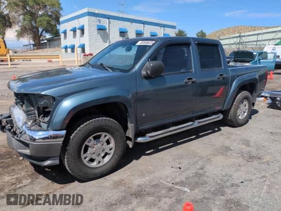 2006 Chevrolet Colorado 3LT z VIN 1GCDS136968290993, wystawiony jako Copart lot #65590635 z przebiegiem 201 791 mil mil oraz Szkoda całkowita • Salvage title. Historia ofert i sprzedaży dostępna na DreamBid. Obrazek 1.