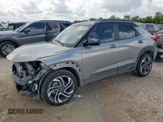 2024 Chevrolet TrailBlazer RS with VIN KL79MTSL0RB075526, listed as a Copart auction lot 83771865 with 29,828 mi miles and Salvage title. Bid and sale history available at DreamBid. Image 1.