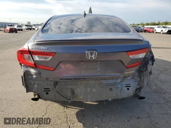 2018 Honda Accord Sport z VIN 1HGCV1F33JA210725, wystawiony jako Copart lot #81811955 z przebiegiem 100 159 mil mil oraz Szkoda całkowita • Salvage title. Historia ofert i sprzedaży dostępna na DreamBid. Obrazek 6.