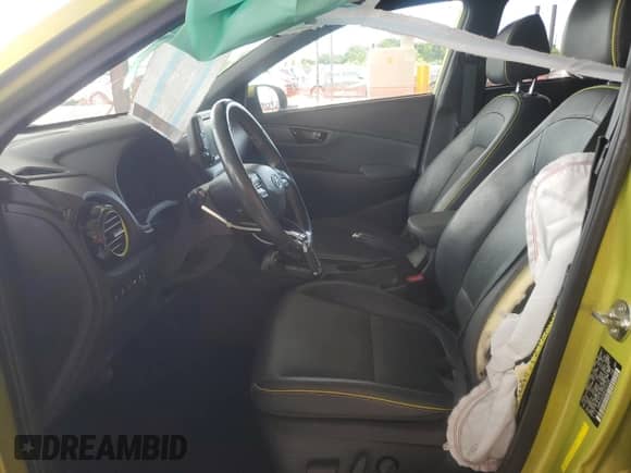 2019 Hyundai Kona Ultimate with VIN KM8K53A58KU272129, listed as a Copart auction lot 80821665 with 62,228 mi miles and Non repairable. Bid and sale history available at DreamBid. Image 7.