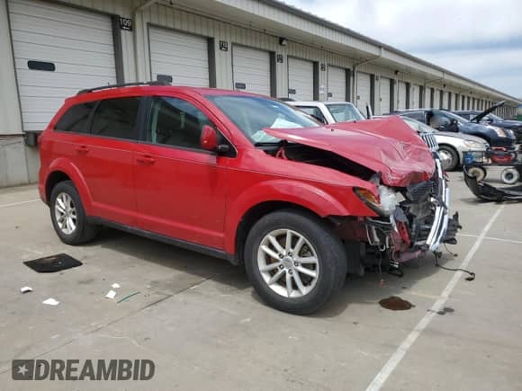 2013 Dodge Journey SXT with VIN 3C4PDCBG0DT535157, listed as a Copart auction lot 55704805 with Not provided miles and Non repairable. Bid and sale history available at DreamBid. Image 4.
