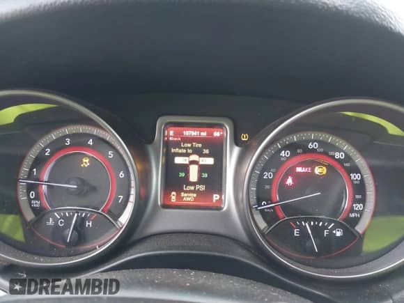 2016 Dodge Journey Crossroad Plus with VIN 3C4PDDGG7GT165022, listed as a IAAI auction lot 43026166 with 107,841 mi miles and . Bid and sale history available at DreamBid. Image 7.