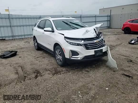 2023 Chevrolet Equinox Premier with VIN 3GNAXXEGXPL104983, listed as a Copart auction lot 67986115 with 46,695 mi miles and Salvage title. Bid and sale history available at DreamBid. Image 13.