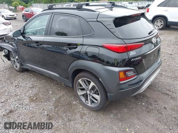 2020 Hyundai Kona Ultimate with VIN KM8K5CA57LU585724, listed as a IAAI auction lot 42735506 with 31,402 mi miles and . Bid and sale history available at DreamBid. Image 3.