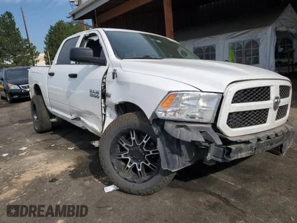 2018 Ram 1500 Express with VIN 1C6RR7KT3JS294519, listed as a Copart auction lot 67809705 with 160,515 mi miles and Salvage title. Bid and sale history available at DreamBid. Image 4.