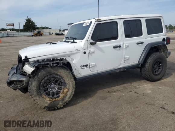 2023 Jeep Wrangler Willys с VIN 1C4HJXDN2PW563461, выставлен на аукционе Copart как лот 67449255 с пробегом 36 712 миль миль и Списание • Salvage title. История ставок и продаж доступна на DreamBid. Изображение 1.