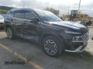 2022 Hyundai Santa Fe Limited with VIN KM8S5DA13NU026175, listed as a Copart auction lot 86622295 with 28,092 mi miles and Salvage title. Bid and sale history available at DreamBid. Image 4.