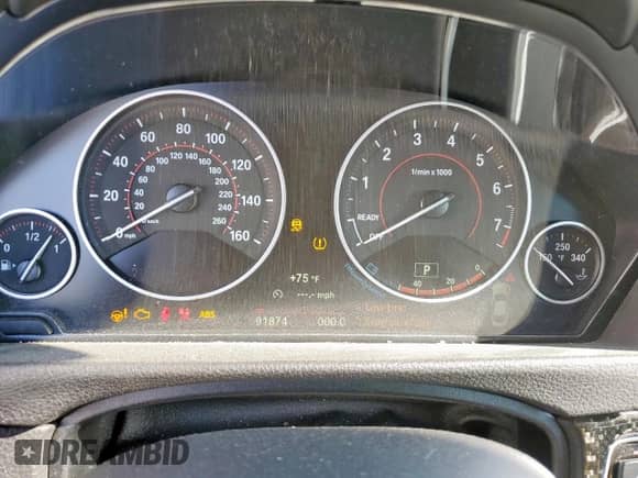 2019 BMW 4 Series 430i with VIN WBA4W3C57KAG91422, listed as a Copart auction lot 71100255 with 91,847 mi miles and Salvage title. Bid and sale history available at DreamBid. Image 9.