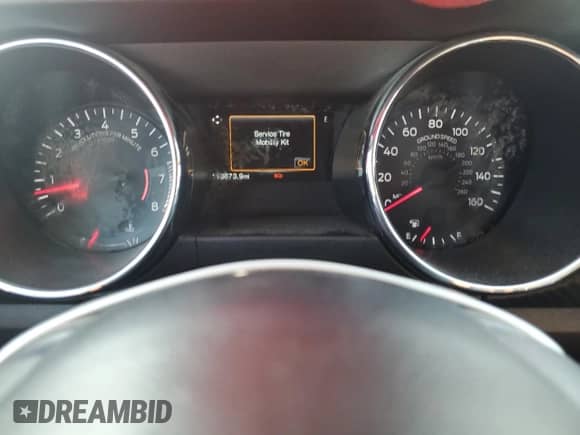 2015 Ford Mustang V6 with VIN 1FA6P8AM2F5414016, listed as a Copart auction lot 83889035 with 113,673 mi miles and Salvage title. Bid and sale history available at DreamBid. Image 9.