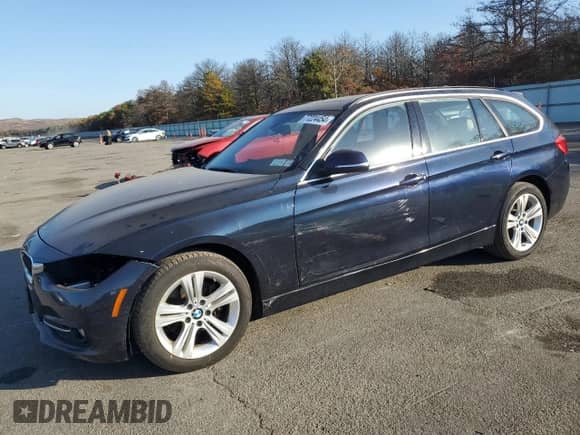 2016 BMW 3 Series 328d xDrive with VIN WBA8J1C52GK458499, listed as a Copart auction lot 77224454 with 149,790 mi miles and Salvage title. Bid and sale history available at DreamBid. Image 1.