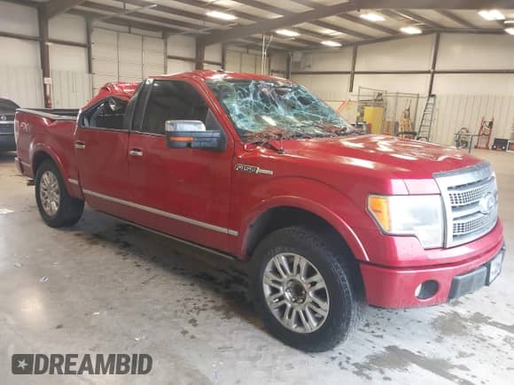 2010 Ford F-150 XL with VIN 1FTFW1EV0AFB25954, listed as a IAAI auction lot 41390867 with 234,605 mi miles and . Bid and sale history available at DreamBid. Image 1.