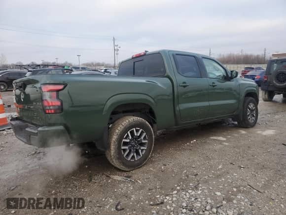 2023 Nissan Frontier SV with VIN 1N6ED1FK1PN621976, listed as a Copart auction lot 86548544 with 52,417 mi miles and Clean title. Bid and sale history available at DreamBid. Image 3.
