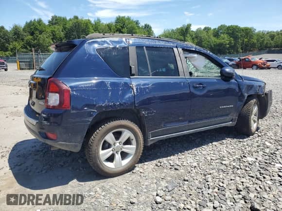 2015 Jeep Compass High Altitude with VIN 1C4NJDEB5FD324096, listed as a Copart auction lot 64557885 with 111,175 mi miles and Salvage title. Bid and sale history available at DreamBid. Image 3.