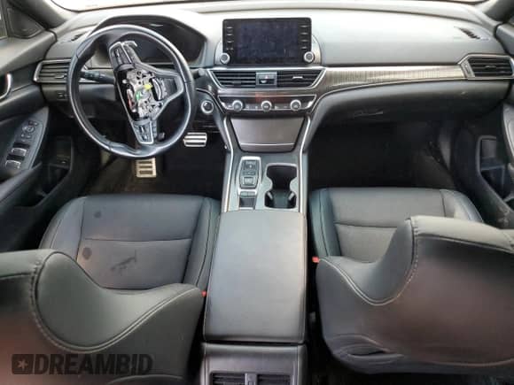 2021 Honda Accord Sport with VIN 1HGCV2F34MA004436, listed as a Copart auction lot 68149075 with 57,404 mi miles and Salvage title. Bid and sale history available at DreamBid. Image 8.