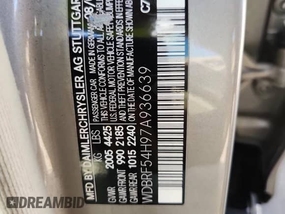 2007 Mercedes-Benz C 280 Luxury с VIN WDBRF54H97A936639, выставлен на аукционе Copart как лот 62025045 с пробегом 121 598 миль миль и Чистый • Clean title. История ставок и продаж доступна на DreamBid. Изображение 12.