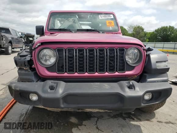 2024 Jeep Wrangler Willys with VIN 1C4PJXDG5RW336149, listed as a Copart auction lot 61480395 with Not provided miles and Salvage title. Bid and sale history available at DreamBid. Image 5.