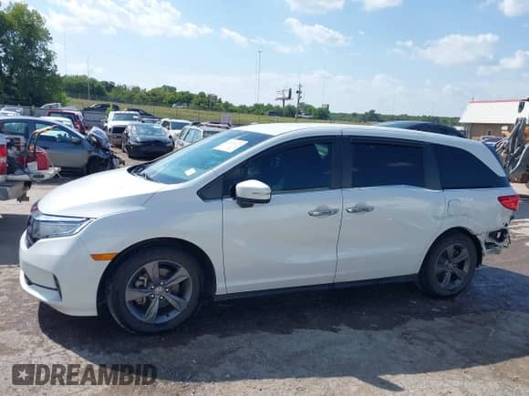 2021 Honda Odyssey EX z VIN 5FNRL6H50MB014084, wystawiony jako IAAI lot #42926571 z przebiegiem 113 869 mil mil oraz . Historia ofert i sprzedaży dostępna na DreamBid. Obrazek 15.