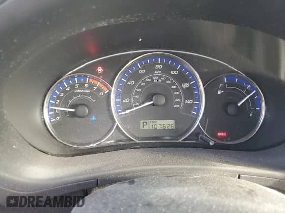 2010 Subaru Forester X with VIN JF2SH6BC5AH766872, listed as a Copart auction lot 71489195 with 107,626 mi miles and Salvage title. Bid and sale history available at DreamBid. Image 9.