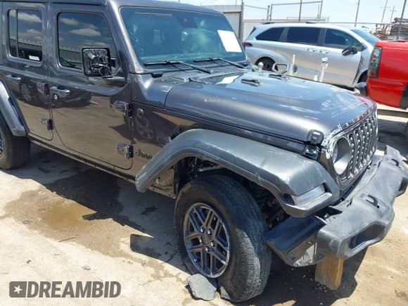 2024 Jeep Wrangler Sport S с VIN 1C4PJXDG3RW254162, выставлен на аукционе IAAI как лот 42320508 с пробегом 8 681 миль миль и . История ставок и продаж доступна на DreamBid. Изображение 17.