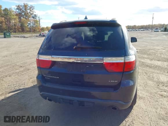 2012 Dodge Durango Crew with VIN 1C4SDJDT2CC358890, listed as a IAAI auction lot 43527106 with 161,168 mi miles and . Bid and sale history available at DreamBid. Image 16.