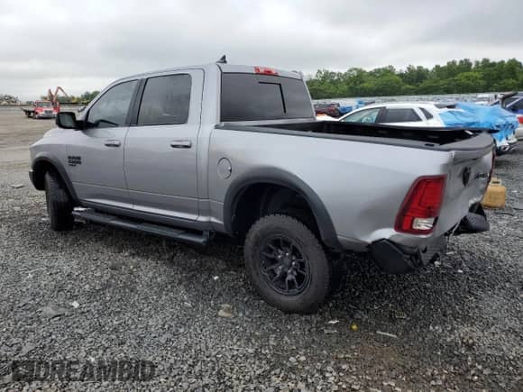 2022 Ram 1500 Warlock with VIN 1C6RR7LGXNS131342, listed as a Copart auction lot 60844265 with 38,128 mi miles and Salvage title. Bid and sale history available at DreamBid. Image 2.