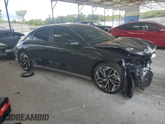 2024 Hyundai Ioniq 6 SEL с VIN KMHM34AA3RA056931, выставлен на аукционе Copart как лот 66606955 с пробегом 9 992 миль миль и Списание • Salvage title. История ставок и продаж доступна на DreamBid. Изображение 4.
