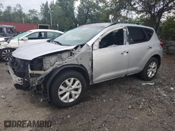 2011 Nissan Murano SL with VIN JN8AZ1MW3BW174325, listed as a Copart auction lot 81865405 with 158,300 mi miles and Salvage title. Bid and sale history available at DreamBid. Image 1.