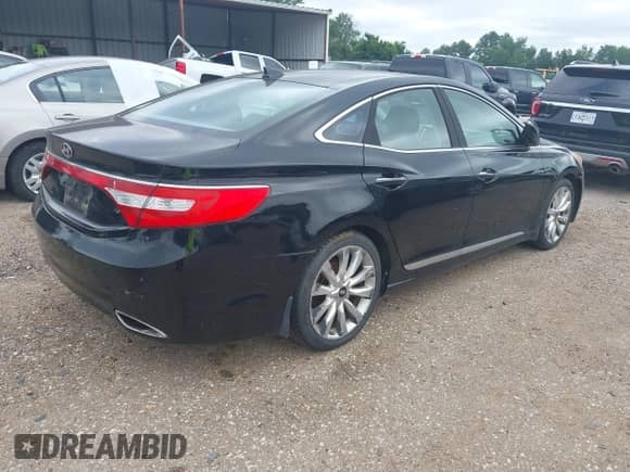 2013 Hyundai Azera with VIN KMHFH4JGXDA285372, listed as a IAAI auction lot 42697971 with 220,041 mi miles and . Bid and sale history available at DreamBid. Image 4.