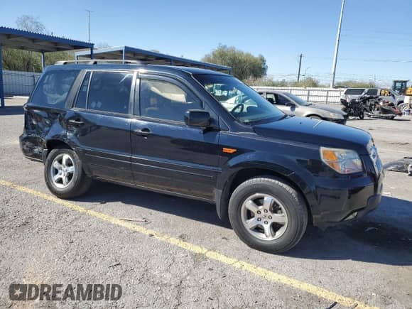 2006 Honda Pilot EX z VIN 2HKYF18466H521931, wystawiony jako Copart lot #85131545 z przebiegiem 157 614 mil mil oraz Szkoda całkowita • Salvage title. Historia ofert i sprzedaży dostępna na DreamBid. Obrazek 4.