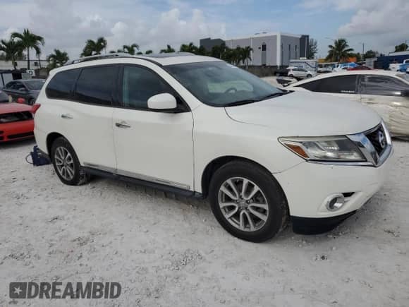 2016 Nissan Pathfinder Platinum with VIN 5N1AR2MM7GC647440, listed as a Copart auction lot 66742085 with 79,978 mi miles and Clean title. Bid and sale history available at DreamBid. Image 4.