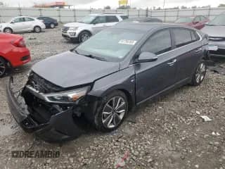 2019 Hyundai Ioniq Limited z VIN KMHC05LC1KU136869, wystawiony jako Copart lot #81758765 z przebiegiem 54 131 mil mil oraz Szkoda całkowita • Salvage title. Historia ofert i sprzedaży dostępna na DreamBid. Obrazek 1.