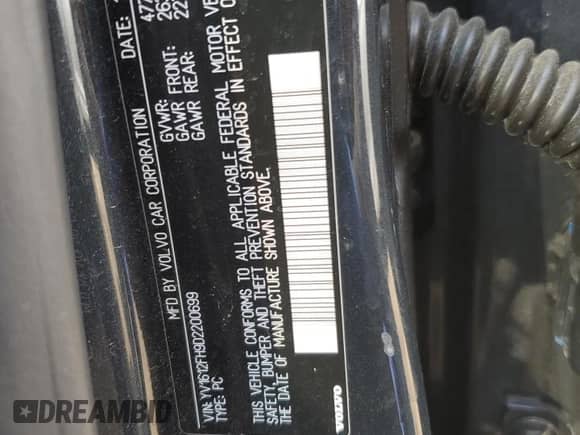2013 Volvo S60 T5 с VIN YV1612FH9D2200699, выставлен на аукционе Copart как лот 69029905 с пробегом 109 102 миль миль и Списание • Salvage title. История ставок и продаж доступна на DreamBid. Изображение 12.