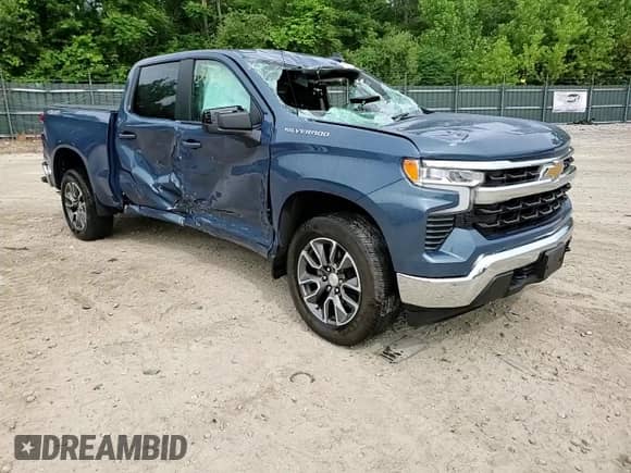 2024 Chevrolet Silverado 1500 LT with VIN 2GCUDDEDXR1234897, listed as a Copart auction lot 63231265 with Not provided miles and Salvage title. Bid and sale history available at DreamBid. Image 14.