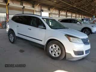 2017 Chevrolet Traverse LS z VIN 1GNKRFKD0HJ340182, wystawiony jako Copart lot #87100245 z przebiegiem 175 361 mil mil oraz Szkoda całkowita • Salvage title. Historia ofert i sprzedaży dostępna na DreamBid. Obrazek 4.