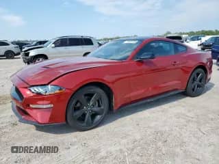 2022 Ford Mustang EcoBoost with VIN 1FA6P8TH0N5148784, listed as a Copart auction lot 70125765 with 70,880 mi miles and Salvage title. Bid and sale history available at DreamBid. Image 1.