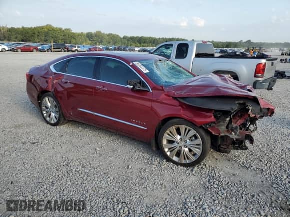 2020 Chevrolet Impala Premier with VIN 1G1105S36LU115569, listed as a Copart auction lot 80353475 with 53,292 mi miles and Salvage title. Bid and sale history available at DreamBid. Image 4.